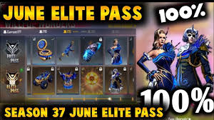 The free fire next elite pass season 39 will be released on august 1 and last until september 1. June Elite Pass Free Fire 2021 Season 37 Elite Pass Full Video June Elite Pass Free Fire Event Youtube
