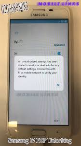 Enable oem unlock on your samsung mobile. Samsung Galaxy Frp Google Account Lock Removal Service At Mobile Links E13