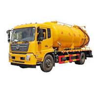High Pressure Vacuum Sewage Suction Truck with 6 10 15 CBM Capacities 4x2  Drive Wheels Manual Transmission New Condition