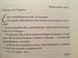 Literatura Y Algo Mas Foto Cartas A Chepita Sabines Jaime Sabines