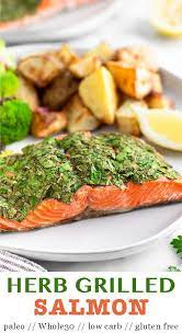 Herb Grilled Salmon Recipe Healthy Summer Recipes Grilled Salmon Paleo Seafood Recipes