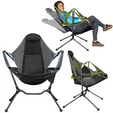 Camping is a great time to relax. Relaxed Outdoor Camping Chair Rocking Chair Luxury Recliner Relaxation Swinging Comfort Garden Folding Fishing Chair Beach Chairs Aliexpress