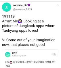 Gran día para empezar a ver todo por segunda vez Did Taehyung Shut Down Shippers Bts World