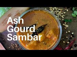 Ash Gourd Sambar Aahar Series High Pranic Food Youtube Food Gourds Ash