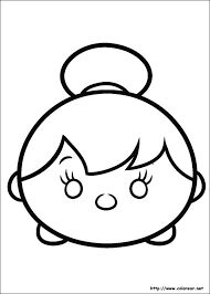 Tsum Tsum Para Colorear