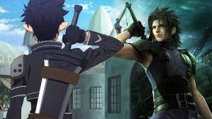 Kirito Sword Art Online And Zack Fair Final Fantasy Vii I Can T Believe It Sword Art Online Kirito Sword Sword Art Online Kirito