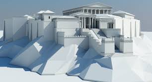 Acropolis 3d Model 3d Model Acropolis House Styles Mansions