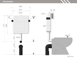 Design et facilité d'entretien, le wc suspendu c'est la star du petit coin : Pin On Toilet Cistern In Wall Cistern Wc Flush Valve Filled Vavle