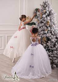 2015 Kids Wedding Dresses Ball Gown Appliqued Sequins Tulle Flower Girls Dresses With Simple Flower Girl Dresses Girls Easter Dresses Long Flower Girl Dresses