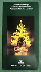 Danish Royal Copenhagen Denmark Christmas Tree For Candles
