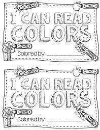 Teacher Laura Color Freebie Book Kindergarten Reading Kindergarten Colors Kindergarten Language Arts