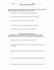 Distance And Displacement Worksheet Answers Luxury Distance Displacement Practice Problem In 2020 Graphing Linear Equations Worksheets Scientific Notation Worksheet