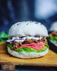 Vegan Sushi Burgers Sushi Burger Vegan Sushi Food Trends