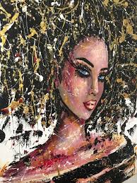 Cuadro Luxe de la pintora Laura Sala. de segunda mano por 1.500 EUR en  Barcelona en WALLAPOP