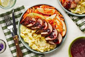 Pork Tenderloin With Apple Slaw Recipe Hellofresh Recipe Apple Pork Tenderloin Slaw Recipes Hello Fresh Recipes