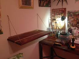 Fold Down Desktop Standing Wall Desk Wall Table Diy Fold Down Desk