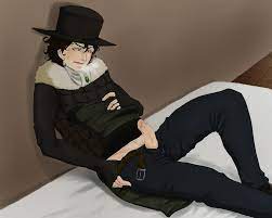 haizen jojo's bizarre adventure magenta magenta male male only  steel ball run tagme 