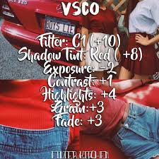 Type Free This Is Great For Red Themes Summer And Vintage Photos Vsco Filter Free Vsco Filter Photo Editing Vsco