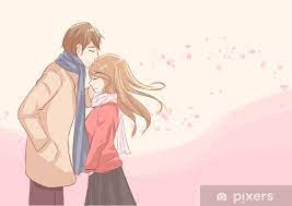 Draw cartoon curtains with help from someone with many years of drawing training and experience in this free video clip. Couple Forehead Kiss Cute Kawaii In Anime Style Sweet Relationship Vector Art Concept Blackout Window Curtain Pixers We Live To Change