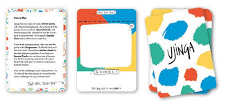 A Card Game Designed To Get Kids Off Their Butts Game Card Design Business Card Design Inspiration Game Design
