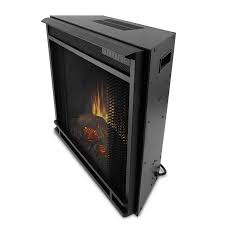 Pros & cons of electric fireplaces: Real Flame 23 65 In Black Electric Fireplace Insert Lowes Com In 2021 Electric Fireplace Fireplace Inserts Electric Fireplace Insert