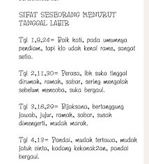 Tanggal 1 surat al fatihah (pembukaan) Fezasharing Sifat Seseorang Menurut Tanggal Lahirnya Kira Kira Gw Yang Lahir Tanggal 13 Sesuai Ga Ya Muhammadfeza