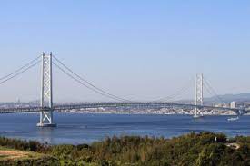 Ini juga melintasi selat akashi, yang juga bergabung. Jembatan Akashi Kaikyo Jepang Jembatan Akashi Kaikyo Di Jepang Foto Jembatan Arsitektur Kreasi People Catatan Jembatan
