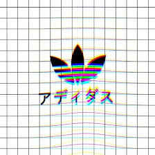 Black And White Picture With Color Grid Adidas Background Black Color Grids Adidas Wallpapers Japanese Tumblr Health Goth