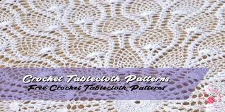 The free patterns in this collection are for round table tablecloths and i think you are going to love them. Free Crochet Tablecloth Patterns Knitting Patterns For Beginners