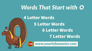 Words that start with the letter o. Awesome Cool Words That Start With O Your Info Master