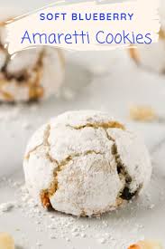 Soft Blueberry Amaretti Cookies Made With Almond Flour And Reconstituted Dried Blueberries A Delicious G Amaretti Cookies Cookie Bar Recipes Blueberry Cookies