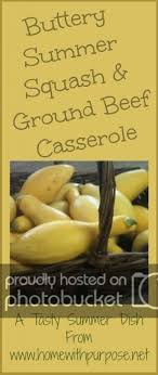 We Re Already Seeing An Abundance Of Yellow Squash From The Garden We Helped My Mother In Law Plant Ground Beef Casserole Beef Casserole Summer Squash Recipes