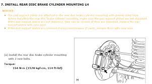 The torque spec for the caliper mounting bolts is 90 ft/lbs per the fsm, and the brake line is 11 ft/lbs per the fsm. Torque Specs On Front And Rear Caliper Bolts Ih8mud Forum