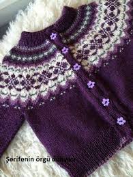 Sis Orgu Kilim Desenli Hirka Baby Knitting Patterns Triko Hirkalar