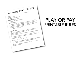 Add a pack of cards and you're ready to play! Family Card Games Play Or Pay From Thirty Handmade Days