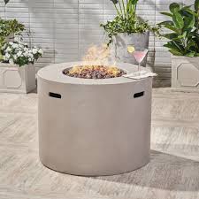 Check spelling or type a new query. Alison Outdoor 31 Light Weight Concrete Round Gas Burning Fire Pit Light Gray Walmart Com Walmart Com