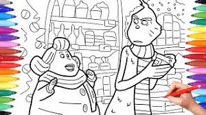 The grinch and his dog max coloring pages hellokids. The Grinch 2018 Coloring Pages How To Draw The Grinch Dr Seuss How The Grinch Stole Christmas Youtube