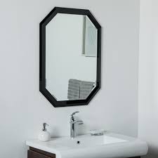 This oval mirror features a beaded frame made of hand forged metal finished in lightly distressed, oil rubbed bronze. Bathroom Mirror Wall Mounted Vanity Mirrors Oval Unframe Bevel Makeup Mirror For Bathroom Washroom Hallway Bath Home Cristap Pl