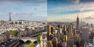 A playful take on the best of both worlds. Which City Do You Think Is More Dense Paris Or New York City Citi I O