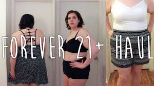 Plus Size Try On Forever 21 Haul Swimwear Shorts Dresses