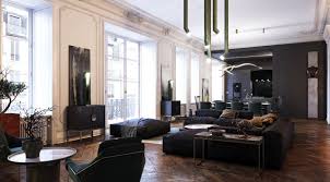 An Eclectic Monochromatic Apartment In Rouen France By Dmitry Grinevich Luxury Living Room Design Apartment Room Luxury Home Decor