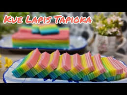 Resep kue lapis tepung tapioca yang gurih dan super kenyal. Cara Buat Kue Lapis Tapioka Kue Lapis Tapioka Dengan Takaran Gelas Youtube