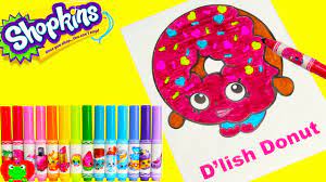 Check spelling or type a new query. Shopkins D Lish Donut Crayola Marker Coloring Page With Surprises Youtube