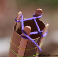 Easy popsicle stick sled diy ornament with photo. Craftsanity On Tv Spool Knitting For You And The Kids Craftsanity A Blog And Podcast For Those Who Love Everything Handmade