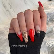 Ravishing red and green nail designs. 41 Pretty Ways To Wear Red Nails Stayglam