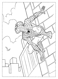Kleurplaat Superhelden Kleurplaat Spiderman 3 Animaatjes Nl