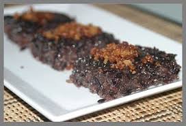 Another Variation Of Biko Sticky Rice Pudding Black Rice Pudding Black Rice Pudding Black Rice Foodies Desserts