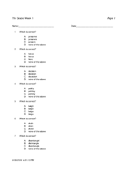 In the seventh grade, students start to prepare for high school. 7th Grade Spelling And Vocabulary Worksheets Teaching Resources Tpt