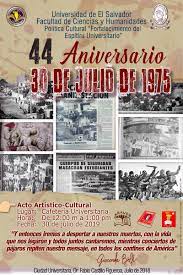 Generalidades sobre el salvador y el movimiento de masas. Raul Moreno On Twitter 44 Aniversario Masacre Estudiantes De La Ues Del 30 De Julio De 1975
