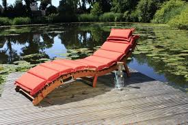Faltliege Nassau Eukalyptus Inkl Wendeauflage Gartenliege Gartenmobel Sonnenliege